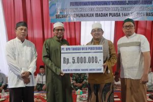 Bupati Anwar Sadat Safari Ramadhan di Kecamatan Batang Asam Desa Kampung Baru