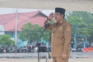 Bupati Anwar Sadat Pimpinan Apel Gabungan ASN dan Non ASN