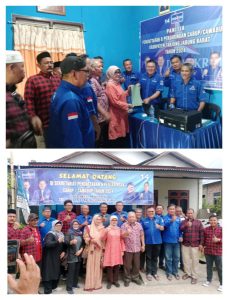 Maju Pilkada Tanjabbar Hj. Cici Halimah Langsung Tancap Gas, Didampingi Suami Kembalikan Berkas Ke Demokrat