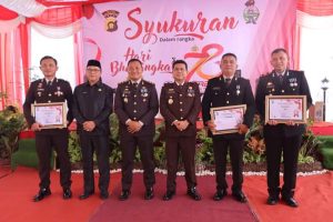 Pj. Sekda Tanjabbar Hadiri Peringatan HUT Bhayangkara ke-78