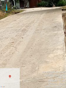 Baru Selesai Dikerjakan Proyek Rigit Beton Lubuk Spontan Rusak, Warga Sebut Akibat Kurang Semen