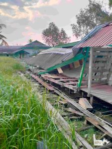 Terkait Ruang Belajar Siswa Ambruk, Berikut Penjelasan Kepsek SMKN 1 Tanjabbar