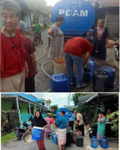 Pemkab Tanjabbar Kembali Saluran Ribuan Liter Air Bersih