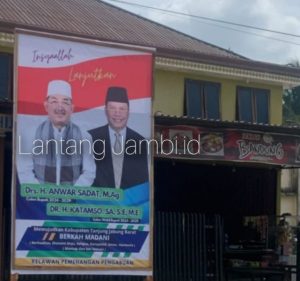 Dukung Penuh Calon Bupati Anwar Sadat, Masyarakat Pengabuan Dirikan Posko