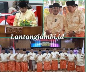 Kompak Bupati dan Wakil Bupati Hadiri Rapat Paripurna Istimewa Peringatan Hari Jadi Tanjab Barat ke-59