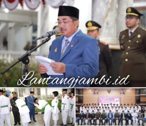 Bupati Anwar Sadat Resmi kukuhkan 35 Anggota Paskibraka Tanjabbar