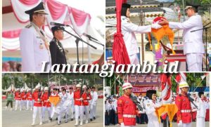 Pemkab Tanjabbar Peringati HUT RI Ke 79, Bupati Anwar Sadat Pimpinan Langsung Upacara