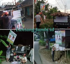 Gerak Cepat, DPC PKB Tanjabbar Tebar Ratusan Baleho UAS – Katamaso