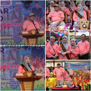 Bupati Anwar Sadat Didampingi Bunda Paud Hadiri Kegiatan Gebyar Paud
