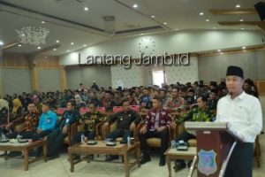 Rakor Sinergi Kades dan BPD Menuju Desa Mandiri, Sekda Tanjabbar Beri Arahan