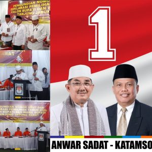 Pencabutan Nomor di KPU Tanjabbar, UAS-Katamso Nomor Urut Satu