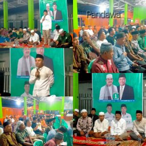 Hadiri Silahturahmi Kader PKB, Calon Bupati Anwar Sadat Disambut Antusias Ratusan Warga Bram Itam