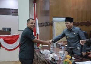 Pj Bupati Hadiri Rapat Paripurna Pembentukan AKD DPRD Tanjabbar