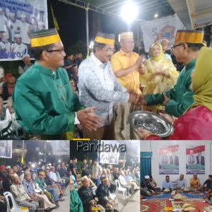 Resmikan Posko Barasso, UAS-Katamso Disambut Tarian Khas Bugis