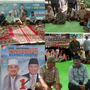 Akui Program UAS-Katamso Akan Membangun Negri, Ratusan Warga Kelurahan Tungkal II Berikan Dukungan