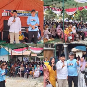 Hadir di Lubuk Bernai, Warga Berikan Dukungan Besar Pada Paslon UAS-Katamso