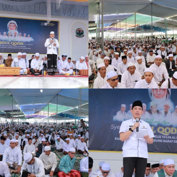 Pjs Bupati Tanjabbar Hadiri Tabligh Akbar dan Haul Syekh Abdul Qadir Al-Jailani