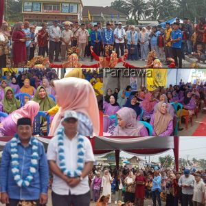 Hadir di Tungkal Ulu, Paslon UAS-Katamso Disambut Ribuan Pendukung