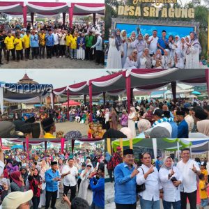 Luar Biasa ! Ribuan Warga Batang Asam Juga Kompak Ingin Menangkan UAS-Katamso di Pilkada Tanjabbar
