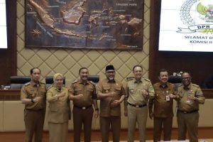 Pj Bupati Tanjabbar Ikuti RDP Dengan Komisi II DPR RI, Persiapan Pilkada Serentak 2024
