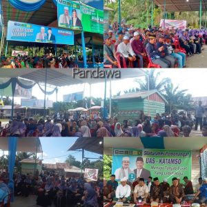 Silahturahmi di Bram Itam, Ratusan Warga Idolakan Paslon UAS-Katamso