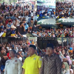Kompak Ingin Melanjutkan, Warga Sungai Rambai Sambut Antusias Paslon UAS-Katamso