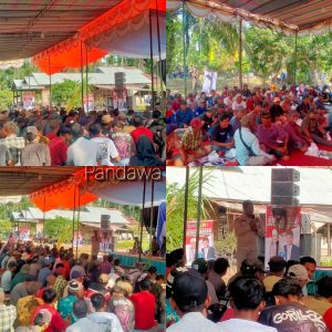 Kian Tak Terbendung, Warga Margo Rukun Siap Ratakan dukungan Pada Paslon UAS-Katamso