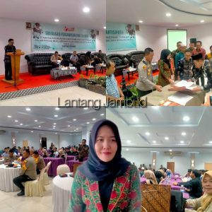 Gaungkan Pilkada Damai Berintegritas, Bawaslu Tanjabbar Gelar Penandatanganan MoU Bersama Instansi Terkait