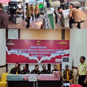 Penghujung Tahun Kajari Tanjabbar Gelar Press Release Perkara Tindak Pidana Korupsi 2024