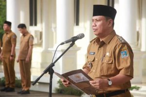 Wakil Bupati Tanjabbar Katamso Pimpin Langsung Apel Gabungan 