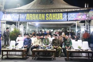 Bupati Tanjabbar Resmi Lepas Festival Arakan Sahur Ramadan Minggu Kedua