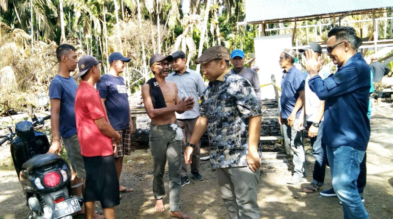 Komisi III DPRD Tanjabbar Kunjungi Korban Kebakaran Kuala Betara 