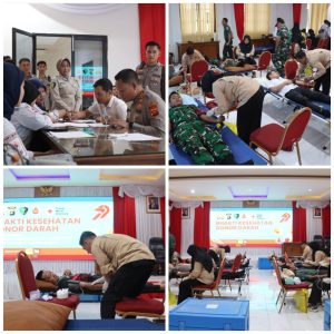 Sambut Hari Bhayangkara, Polres Tanjabbar Gelar Bakti Kesehatan Donor Darah