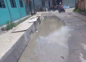 Drainase Dibangun Air Tergenang, Begini Jawaban Lurah Tungkal III 