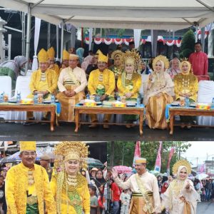 Pawai Budaya, Bupati dan Wabup Kompak Tunjukkan Kreasi Budaya Tanjabbar 