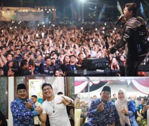 Malam Puncak Festival Pengabuan, Andika Kangen Band Hipnotis Ribuan Penonton 