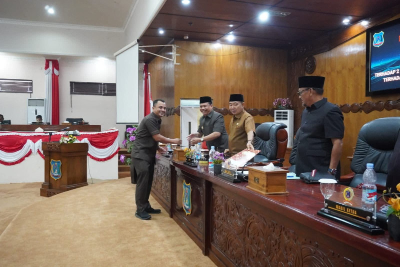 DPRD Tanjabbar Gelar Paripurna Penyampaian Nota Pengantar KUA-PPAS APBD 2026