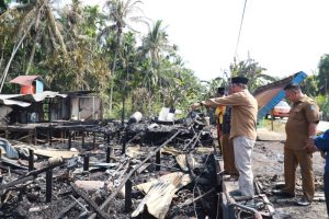 Bupati Anwar Sadat Tinjau Langsung Lokasi Kebakaran di Teluk Kulbi