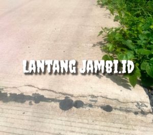 Baru Selesai Dikerjakan, Proyek Miliaran Rupiah Jalan Rigit Beton Senyerang Rusak