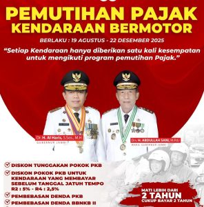 Pemutihan Pajak Kendaraan Bermotor Berakhir 22 Desember, Ayo Segera Datangi Samsat Tanjabbar 