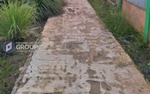 Proyek Jalan Rabat Beton Rusak, Warga Suak Labu Sebut Kualitas Pekerjaan Buruk