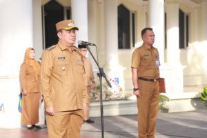 Wabup Katamso Pimpin Apel Rutin di Sekretariat Daerah