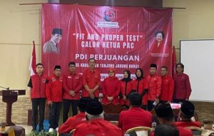 Fit And Propertest Calon Ketua PAC PDI-P, Dihadiri Anggota DPRD Tanjabbar Fraksi PDI-P 