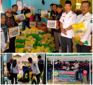 Hadir di Teluk Nilau, KSTJB Tebing Tinggi Salurkan Bantuan Korban Kebakaran 