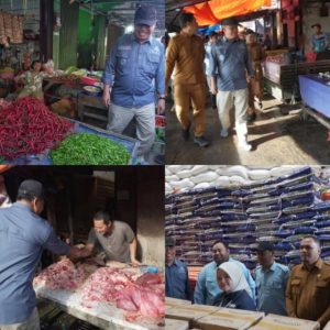 Pastikan Harga Bahan Pokok Terkendali Jelang Idul Adha, Wabup Katamso Pantau Langsung Sejumlah Pasar 