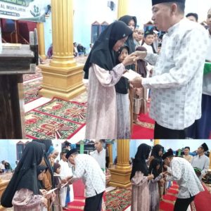 Berbagai di Bulan Muharram, Ketua DPRD Hamdani Santuni Anak Yatim 