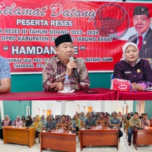 Melalui Reses III Ketua DPRD Hamdani Jemput Aspirasi Masyarakat 