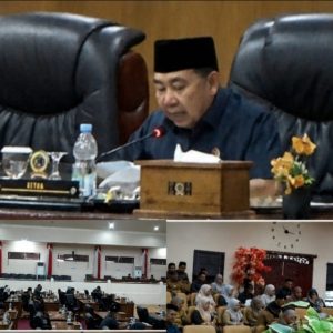 Rapat Paripurna DPRD, Hamdani Apresiasi Pemkab Tanjabbar Kembali Raih WTP