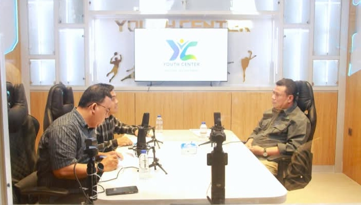 Narasumber Podcast Youthcast Center, Wabup Katamso Ajak Pemuda Terlibat Dalam Pembangunan Daerah 