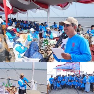 Semarak Agustus, Bupati Tanjabbar Buka Lomba Mancing Forkopimda dan OPD